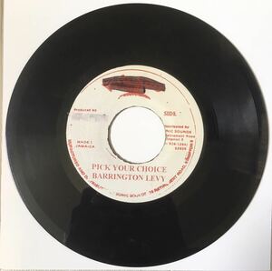 Barrington Levy & Josey Wales - Pick Your Choice / Reggae 80’s Dancehall Foundation / 45RPM 7インチレコード