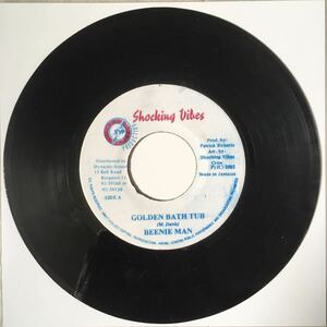 Beenie Man - Golden Bath Tub / Reggae Dancehall Foundation / 45RPM 7インチレコード