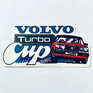 ボルボ ターボ カップ Turbo Cup ステッカー/ rデザイン ポールスター t4 v50 v40 v60 v70 v90 xc40 xc60 xc70 xc90 240 850 s60 240 85