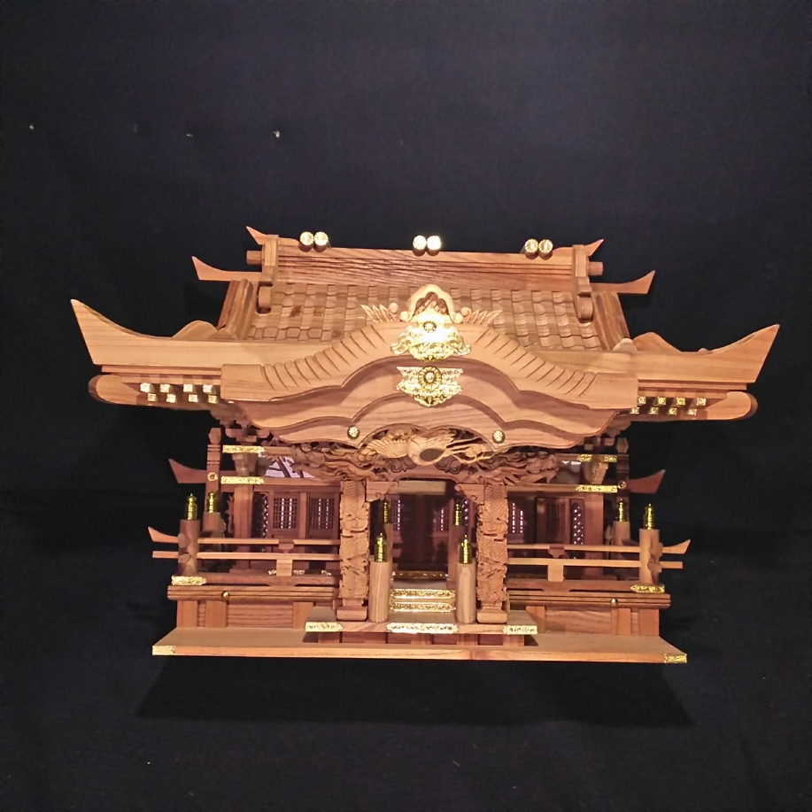 ☆ネット正規店☆ 値下げです!【夫婦龍】幅60cm 社寺仏閣、山車、屋台