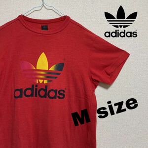 adidas トレフォイル アディダスオリジナルス　旧タグ　ヴィンテージ　デカロゴ　Tシャツ