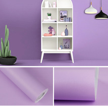 壁紙シート 紫色 単色 DIY リメイクシート シール 45cm×10m_画像2
