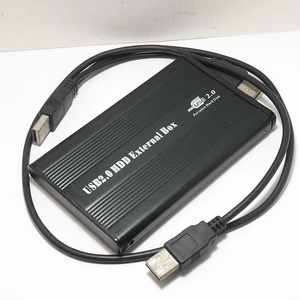 送料210円 USBバスパワー外付けハードディスクケース 2.5inch IDE HDD用 動作確認済 ケーブル付