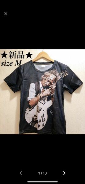 ★新品★ローリングストーンズ★キースリチャーズTシャツ★ユニセックス★M★最終値下げ★他フリマでもセール中★現品限り！早い者勝ち！