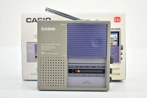 CASIO EV-2500 2.5型TFT 液晶カラーテレビラジオ 元箱付き[カシオ][ポータブルTV][LCD COLOR TV][95年製][当時物][k1]M