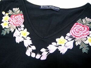 KEITA MARUYAMA Keita Maruyama flower embroidery flair sleeve cut and sewn 