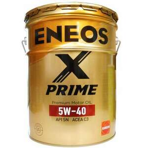 【送税込20980円】化学合成油 ENEOS X PRIME C3/SN 5W-40 20L缶