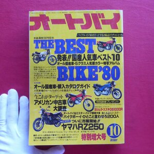 z35/雑誌「オートバイ」1980年10月号【THE BEST BIKE'80】サーキット・ギャルズ/オフロード天国/柏原よしえインタビュー2p