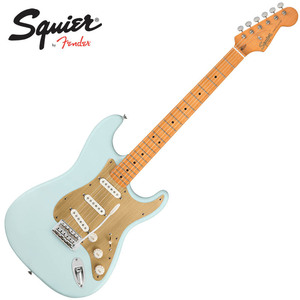 Squier by Fender 40th Anniversary Stratocaster, Vintage Edition Satin Sonic Blue【スクワイヤーストラトキャスター】