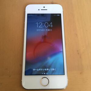iPhone5sSIMロック解除xキャリアau IMEI:358760050692794 端末のみ、箱無し、32GB