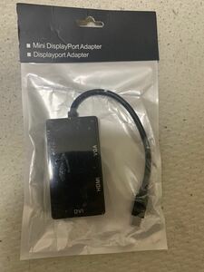 mini displayport → HDMI VGA DVI 変換アダプタ　　