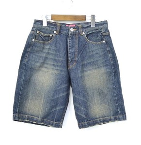 FLIP THE SCRIPT （フリップザスクリプト）DENIM SHORTS WASH INDIGO 2 M デニムショーツ ショートパンツ ハーフ 短パン ウォッシュ加工