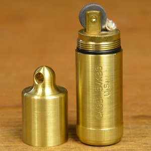 MARATAC lighter Peanut XL Lighter waterproof key holder [ brass ] Mata k oil type 