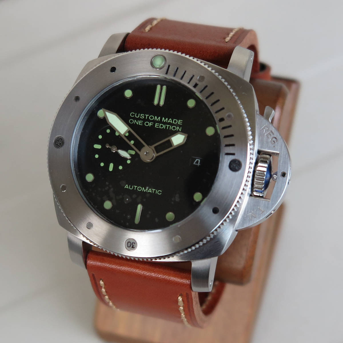 PayPayフリマ|【seagull搭載 新品】parnis アンティークモデル カモメ ...