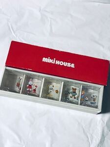 セール！送料格安★★ MIKIHOUSE ミキハウス グラス タンブラー　ミニグラス コップ　★★犬ウサギ熊リンゴ★★ ジュースミルク水 動物