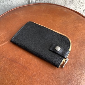 PORTER YOSHIDA DOUBLE Compact Key Coin Case Porter Yoshida bag double small size 4 ream key coin case dark brown go-to leather 