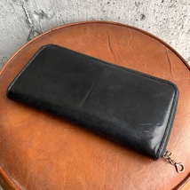 PORTER YOSHIDA GRUNGE Round Zip Full Leather Long Wallet ポーター 吉田カバン グランジ 本革製 ラウンドジップ 長財布 ブラック 黒_画像1