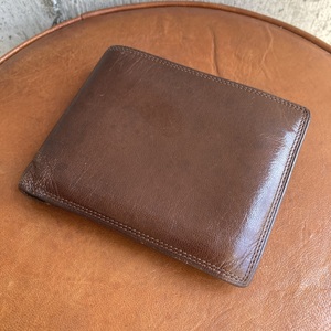 PORTER YOSHIDA Full Leather Compact Wallet ポーター 吉田カバン フルレザー 2つ折り コンパクト ウォレット ブラウン 本革 美品