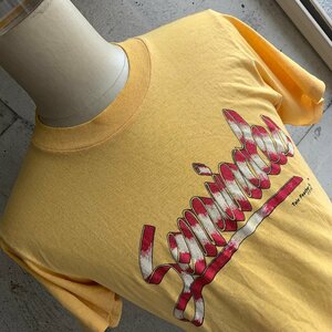 U.S Used Clothing Seminoles Tale Father's T-Shirt アメリカ古着 セミノールズ テイル ファザーズ Tシャツ イエロー 黄色 S size