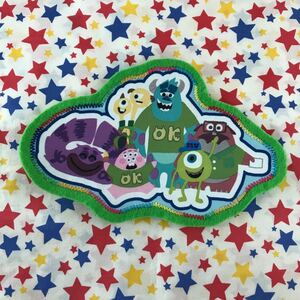 大きめ!モンスターズインク ハンドメイドワッペン