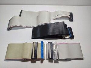 【ジャンク】 IDE フラットケーブル HDD用2本、FDD用2本