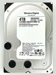 【送料無料】★ ４ＴＢ ★　WD40EARX　【使用時間：152ｈ】　Western Digital　3.5インチ 内蔵 HDD　SATA600/5400rpm　WD　稼働少