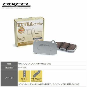 フロント ブレーキパッド EC エクストラクルーズ DUET デュエット M101A (VS) ディクセル/DEXCEL EC-371058