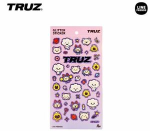 TRUZ グリッターステッカー GLITTER STICKER (C) ステッカー デコシール スマホデコ シール トゥルーズ