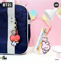 BT21 Minini 公式 アクリルキーリング BTS JIMIN ジミン　キーリング　 アクセサリー (CHIMMY)_画像4