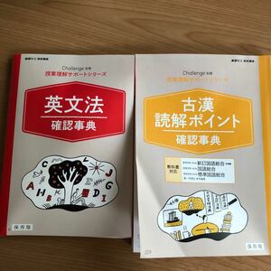 進研ゼミ高校講座　授業理解サポートシリーズ　英文法・古漢読解解説ポイント　確認事典