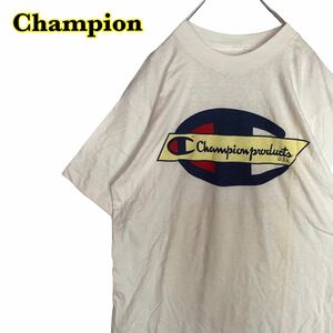 Champion productsチャンピオンプロダクツ　半袖Tシャツ　プリントTシャツ　ビッグロゴ　メンズ　【AY0527】