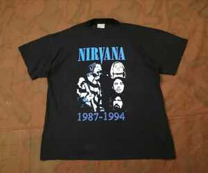 ほぼデッドストック◎vintage Nirvana kart cobain　Tシャツ ニルヴァーナ　カートコバーン　カニエ・ウェスト　トラビス・スコット