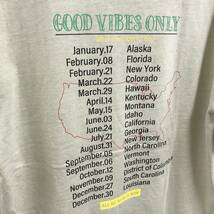 未使用品 /M/ SPINNS ピスタチオ ビッグTシャツ GOOD VIBES ONLY カジュアル トップス メンズ レディース アウトドア ストリート スピンズ_画像8