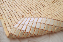 竹シーツ 140×150 ダブル ベッド 竹ラグ ラグマット 敷きパッド 冷却マット おしゃれ 夏 座椅子 暑さ対策 熱中症対策 バンブー_画像4