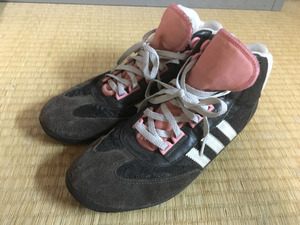  Adidas Originals adidas lady's is ikatto sneakers 24.5cm charcoal pink 
