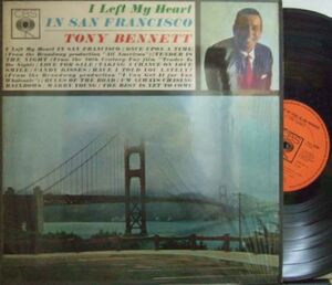 ３枚で送料無料【英CBS】Tony Bennett/I Left My Heart In San Francisco