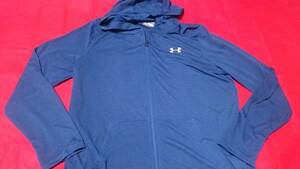 [ new goods ] Under Armor long sleeve Parker jacket XL navy blue 