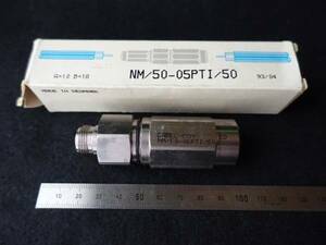 ＣＡＢＥＬ－ＣＯＮ 同軸コネクター 珍品 ＮM/５０-０５ＰＴＩ/５０型 Made in Denmark未使用 古物品②