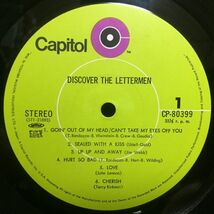 【レア★LP】THE LETTERMEN/DISCOVER　ディスカバー・レターメン　CAPITAL レコード_画像3