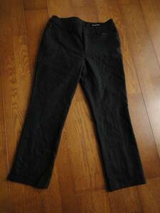 ***[QUEENS COURT/ Queens Court ] black pants <1>***