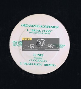 【 12inch 】 プロモ盤 Various - Bring It On / Playa Hata / Loud Hangover / Renee [ US盤 ] [ ZAG127 ] Buckwild Remix promo