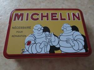  Michelin * viva n dam * collection box *BIBENDUM* tire man *BIB* France car * French blue mi-ting* antique 