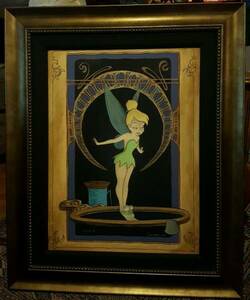 Disney Fine Art ディズニーファインアート ピーターパン　ティンカーベル 限定 レア　Tink's Reflection