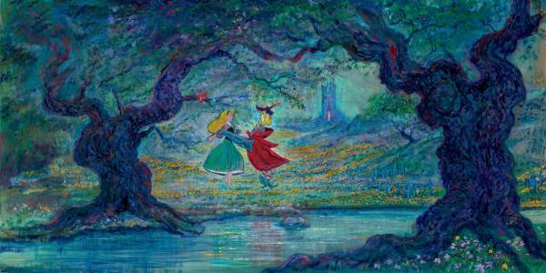 Disney Fine Art ディズニーファインアート 眠れる森の美女 限定 レア　Harrison Ellenshaw