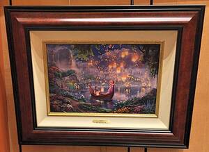 Disney Fine Art ディズニーファインアート ラプンツェル　限定 レア　Thomas Kinkade