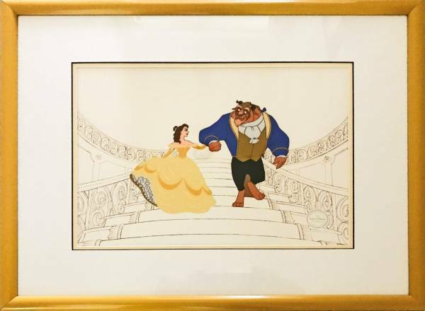 ディズニー 美女と野獣　原画 セル画 限定 レア Disney 入手困難