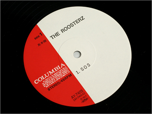 見本盤12インチシングルレコード● THE ROOSTERZ ザ・ルースターズ / SOS ( 作詞:柴山俊之, 花田弘之, 下山淳, Banana Brothers, Roosters)