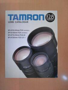 [CA162] 92 year 5 month Tamron lens catalog 