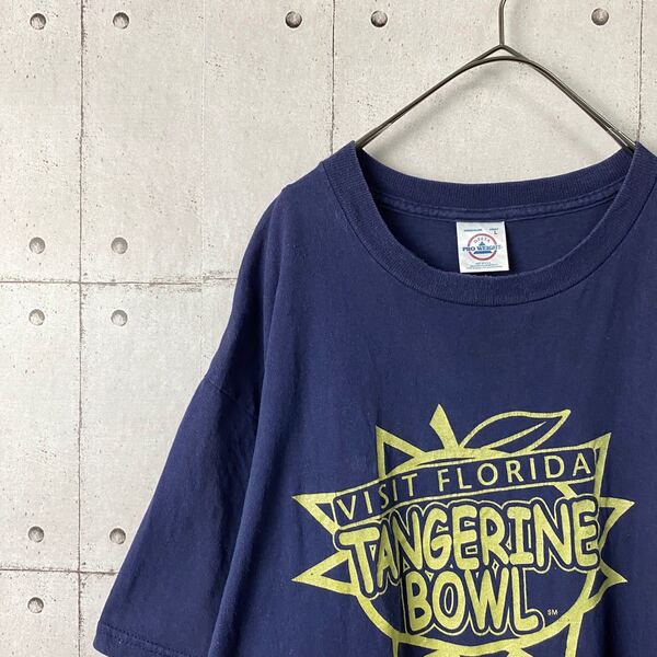 【US古着】90s delta pro weight Tシャツ L ネイビー 半袖Tシャツ