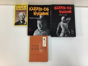 【まとめ】船越義珍 洋書 4冊セット　英語/空手道/KARATE/沖縄/琉球拳法/【ta03a】